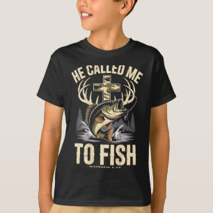 T-shirt Il a appelé à pêcher la foi chrétienne des hommes