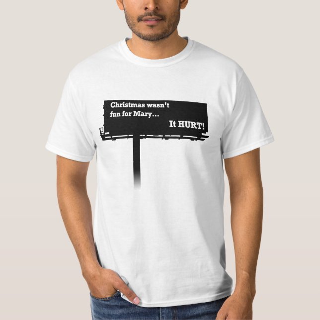 T-shirt Il a blessé ! (noir) (Devant)