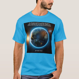T-shirt Il a fait la Terre : Dieu et Verse de création