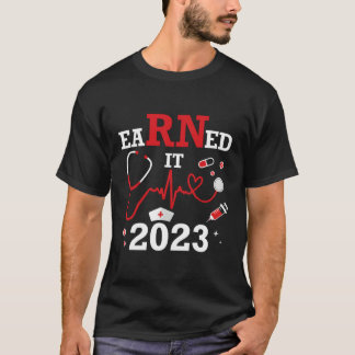 T-shirt Il A Gagné 2023 Pour Les Diplômes D'Infirmière Ou 