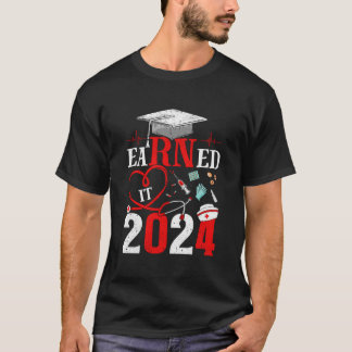 T-shirt Il A Gagné 2024 Pour Les Diplômes D'Infirmière Ou