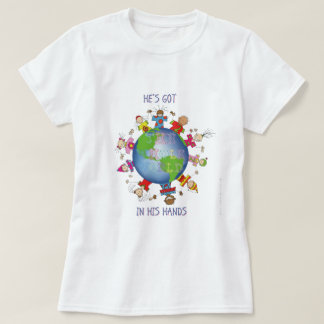 T-shirt Il a le monde entier dans des ses mains