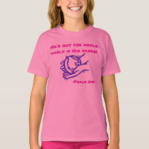 T-shirt Il a le monde entier entre ses mains