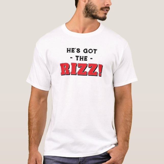 T-shirt Il a le Slang Rizz (Devant)