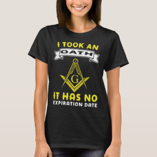 T-shirt Il A Pris Un Serment Masonique Maître Carré Et Com