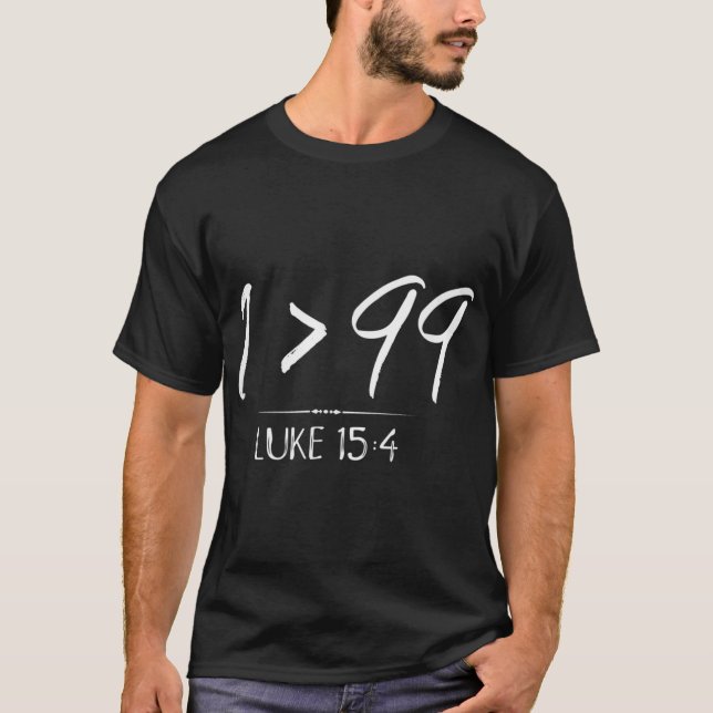 T-shirt Il A Quitté Les 99 Pour Me Secourir Christian Luke (Devant)