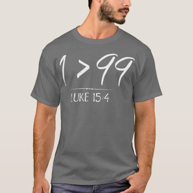 T-shirt Il A Quitté Les 99 Pour Me Secourir Christian Luke (Devant)