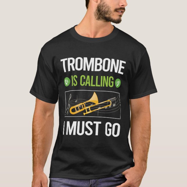 T-shirt Il Appelle Tromboniste Trombone (Devant)