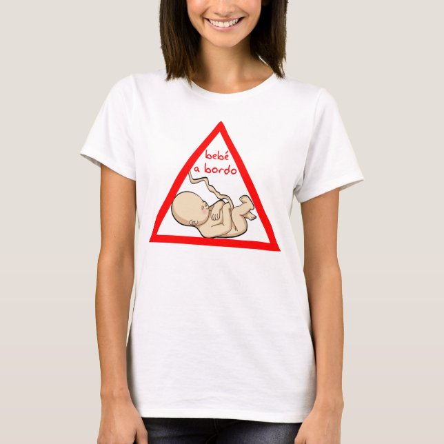 T-shirt Il boit à bord (Devant)