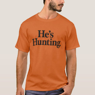 T-shirt Il chasse
