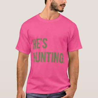 T-shirt Il Chasse La Saison Chasse Le Canard Chasse Au Cer