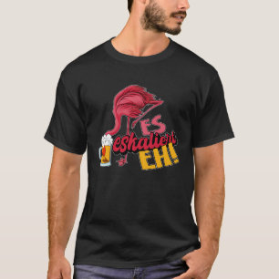 T-shirt Il escalade le flamant