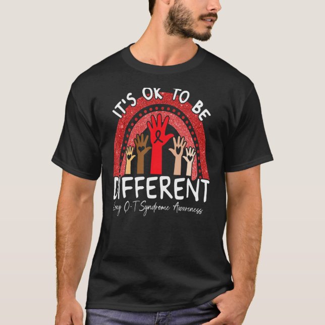 T-shirt Il est acceptable d'être différent pour les spécia (Devant)