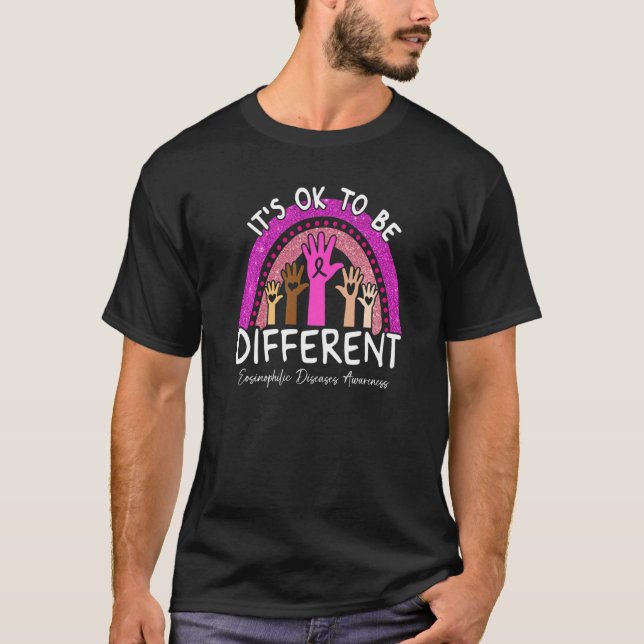 T-shirt Il est acceptable d'être différentes maladies éosi (Devant)