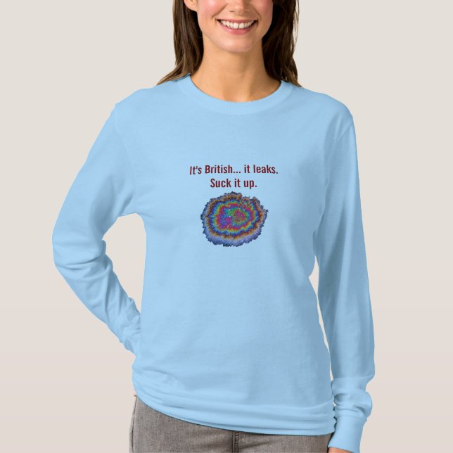 T-shirt Il est britannique… il coule (Devant)