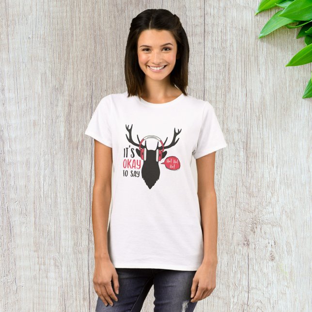 T-shirt Il est correct de dire Ho Ho (Créateur téléchargé)