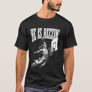 T-shirt Il est drôle Jésus Basketball Mème