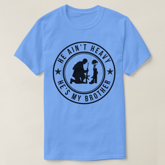 T-shirt Il est lourd il a mon frère 5 (Design devant)