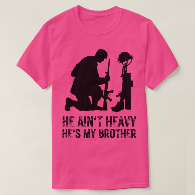 T-shirt Il est lourd, mon frère 1 (Design devant)