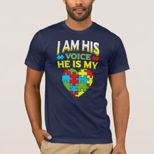 T-shirt Il Est Mon Coeur Je Suis Sa Sensibilisation sur l'