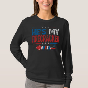 T-shirt Il est mon pétard Son et ses 4 Juillet