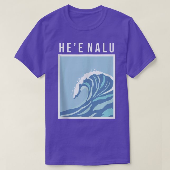 T-shirt Il est Nalu Block Wave Débardeur (Design devant)