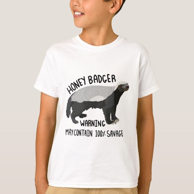 T-shirt Il est pour Honey Badger (Devant)