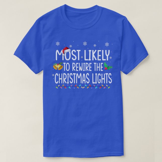 T-shirt Il Est Probable Que La Famille Des Lumières De Noë (Design devant)