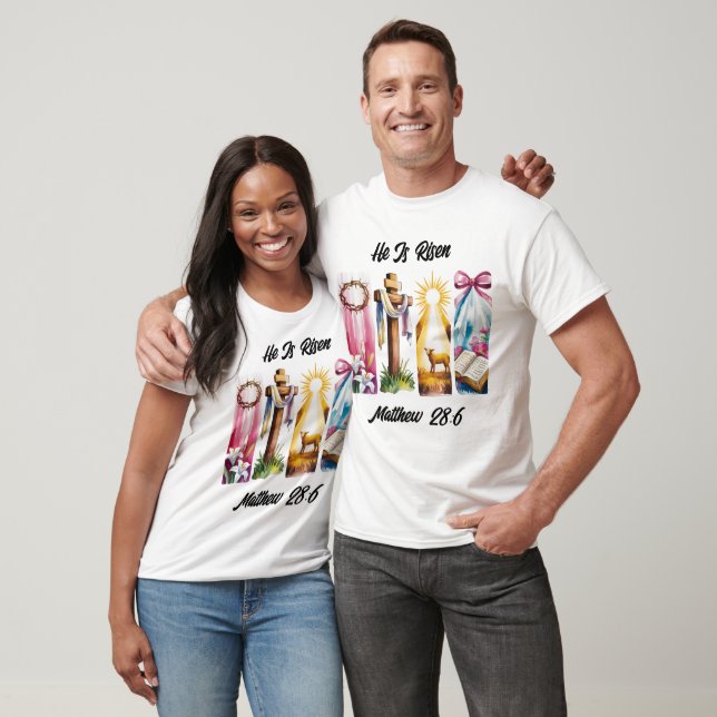 T-shirt Il Est Ressuscité (Unisexe)