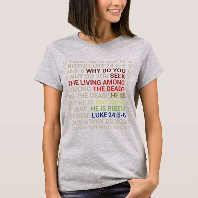 T-shirt Il est ressuscité (Devant)