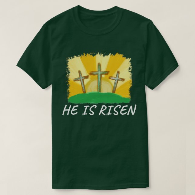 T-shirt il est ressuscité 1 (Design devant)