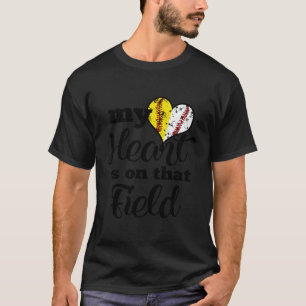 T-shirt Il Est Sur Le Terrain De Baseball Softball Parent