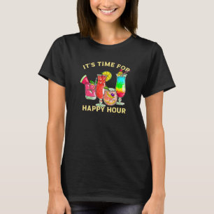 T-shirt Il Est Temps De Bonne Heure Cocktail Barista