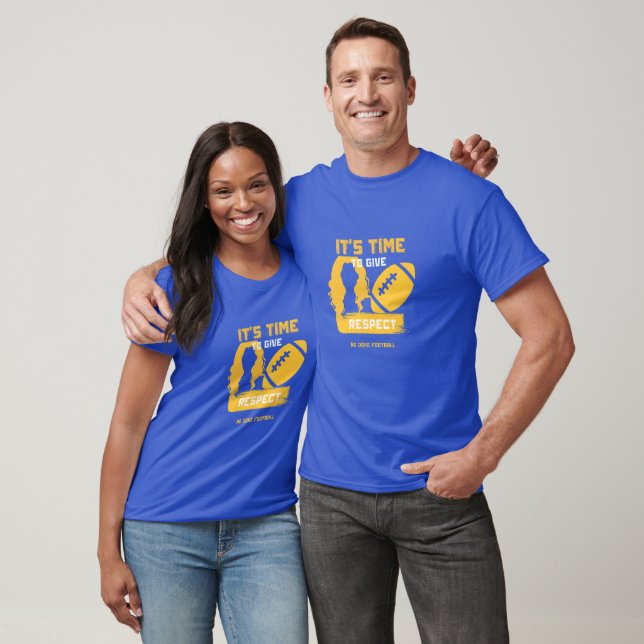 T-shirt Il est temps de donner du respect à WTF (Unisexe)