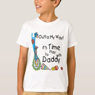 T-shirt Il est temps de jouer avec papa
