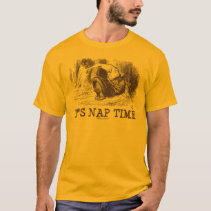 T-shirt Il est temps de la sieste couchant ronflant le roi