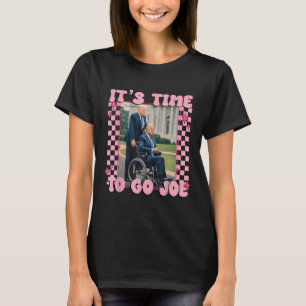 T-shirt Il Est Temps De Partir Joe Funny Trump 2024
