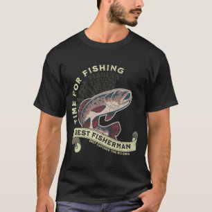 T-shirt Il est temps de pêcher, pour les meilleurs pêcheur