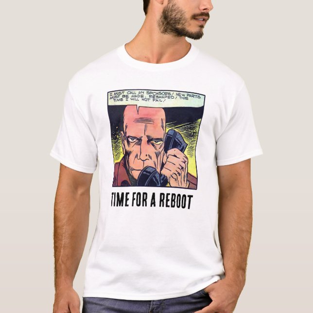 T-shirt Il est temps de redémarrer - Appel à l'action pour (Devant)