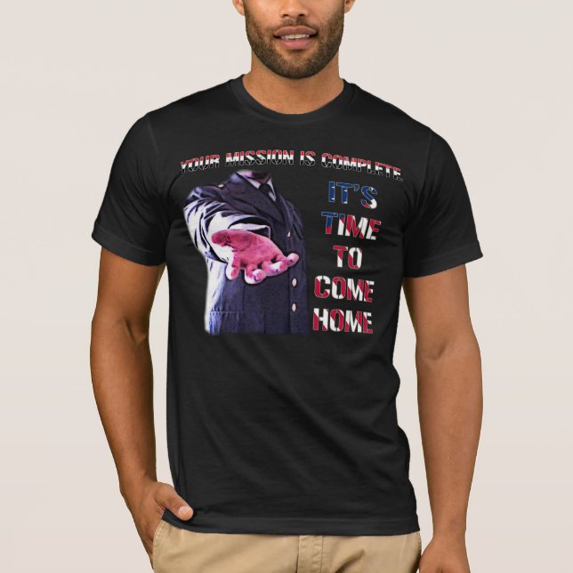T-shirt "Il Est Temps De Rentrer À La Maison" (Devant)
