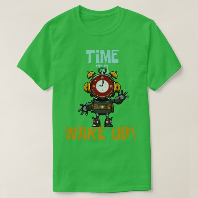 T-shirt Il Est Temps De Se Réveiller Amusant Surreal Steam (Design devant)