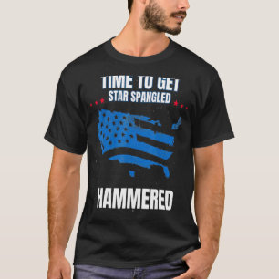 T-shirt Il Est Temps D'Obtenir L'Étoile Fête Frappée De Ha