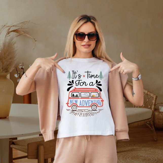 T-shirt Il est temps pour une nouvelle aventure (Créateur téléchargé)