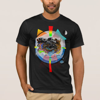 T-shirt Il est tous les 2 foncés - T noir