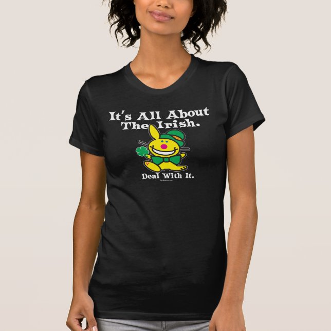 T-shirt Il est tout au sujet de l'irlandais (le vert) (Devant)