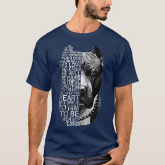 T-shirt Il est votre ami votre partenaire votre chien Pitb