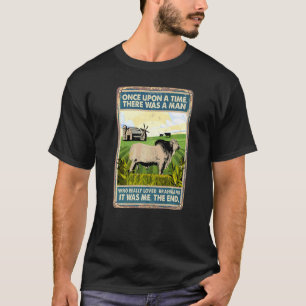 T-shirt Il était une fois un homme Race bovine Brahma