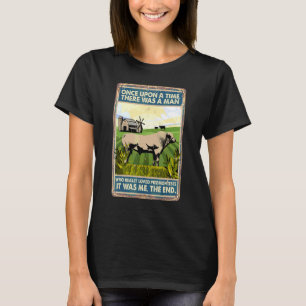 T-shirt Il était une fois un homme   Race bovine Piedm