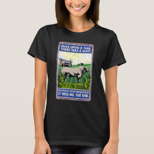 T-shirt Il était une fois un homme  Race bovine Piedmo