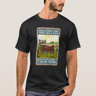 T-shirt Il était une fois un homme Race bovine Simmen